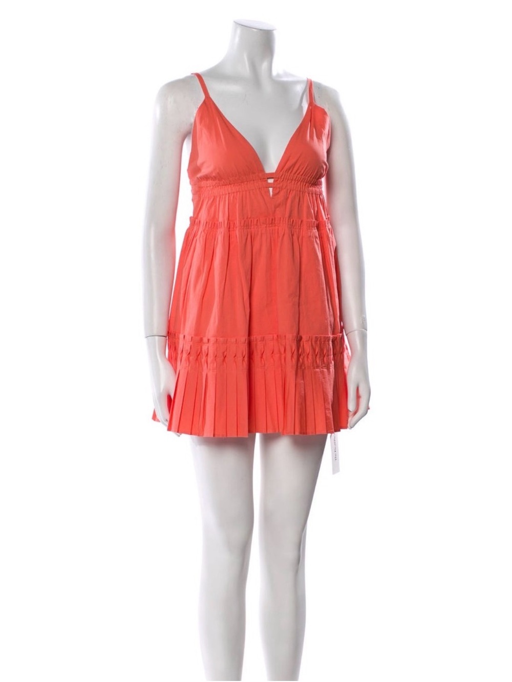 Ramy Brook Salmon Spaghetti-Strap Dress XS